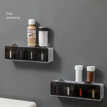 Wall Mounted Spice Storage Rack - All-In-One Store
