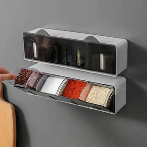 Wall Mounted Spice Storage Rack - All-In-One Store