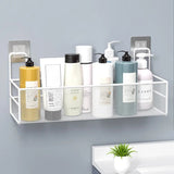 Wall shelf with hooks / Meshed wall shelf - All-In-One Store