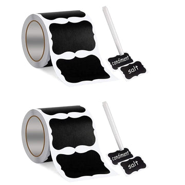 Wavy Shape Chalkboard Sticker With Pen - All-In-One Store