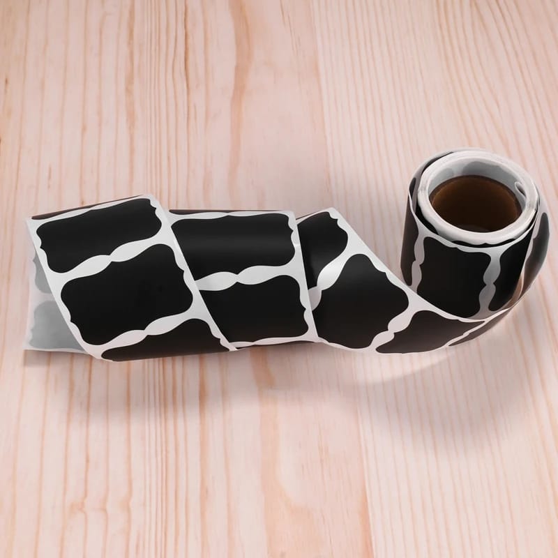 Wavy Shape Chalkboard Sticker With Pen - All-In-One Store