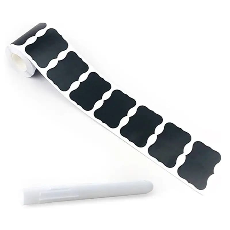 Wavy Shape Chalkboard Sticker With Pen - All-In-One Store