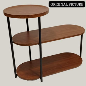 Wooden 3 tier side table - All-In-One Store