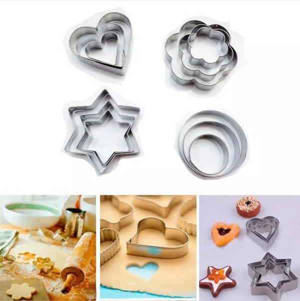 12 pcs cookies cutter set - All-In-One Store