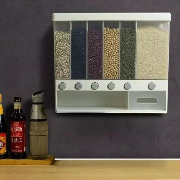 Wall mounted 6 in 1 dispenser - All-In-One Store