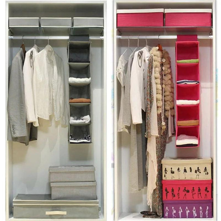5 layers wardrobe hanging - All-In-One Store