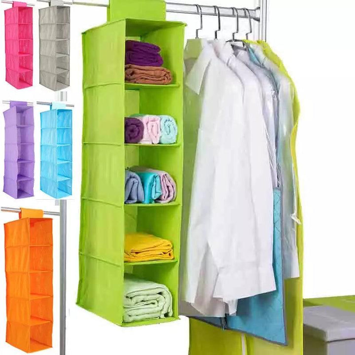 5 layers wardrobe hanging - All-In-One Store
