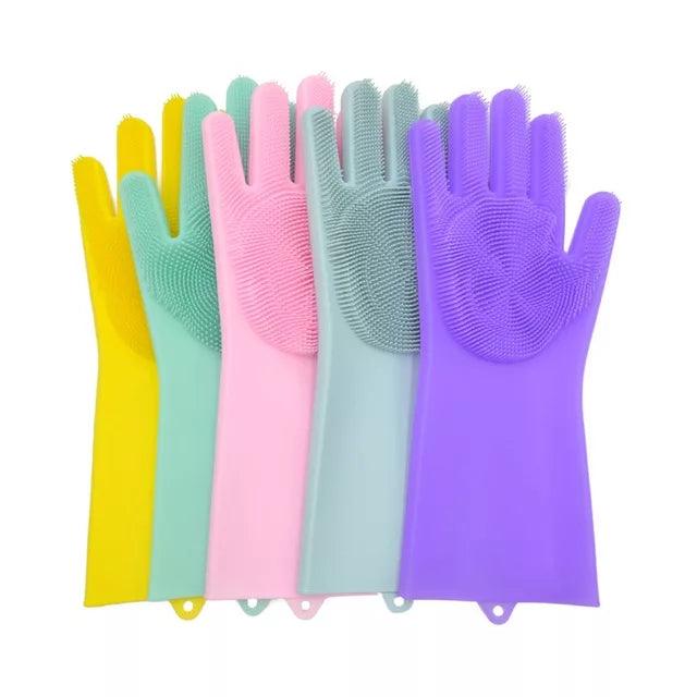 Silicone dish washing gloves set - All-In-One Store