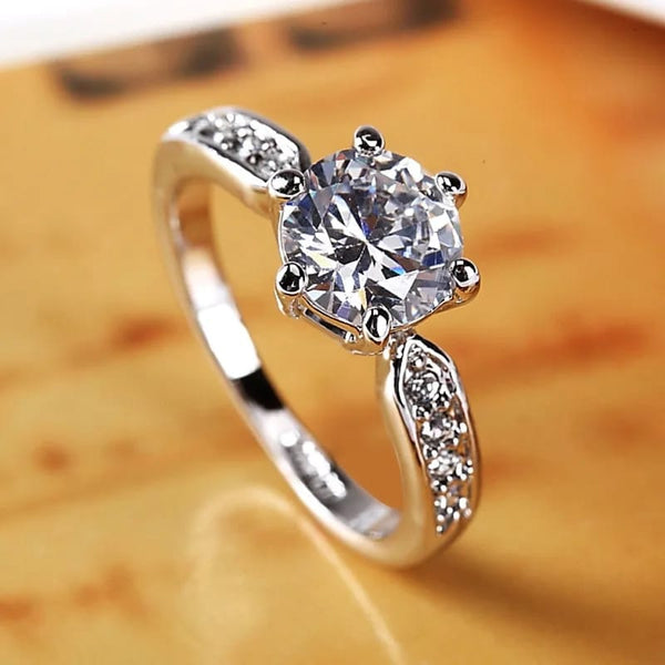 Diamond Crystal Adjustable Ring